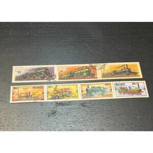 Vintage Train Stamps